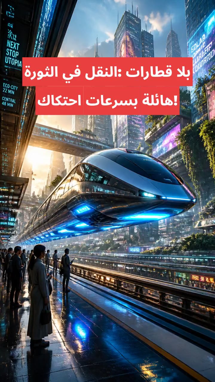 الثورة في النقل: قطارات بلا احتكاك بسرعات هائلة!