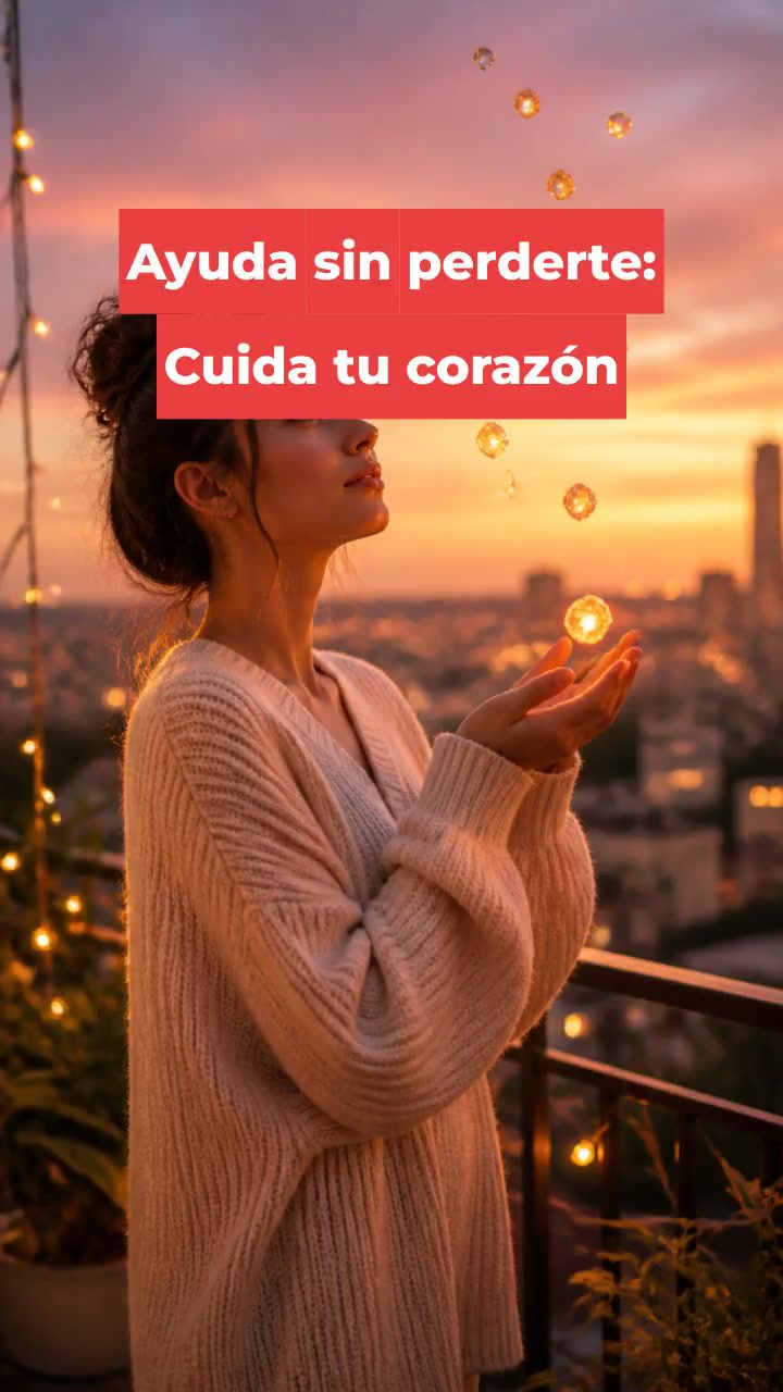 Ayuda sin perderte: Cuida tu corazón