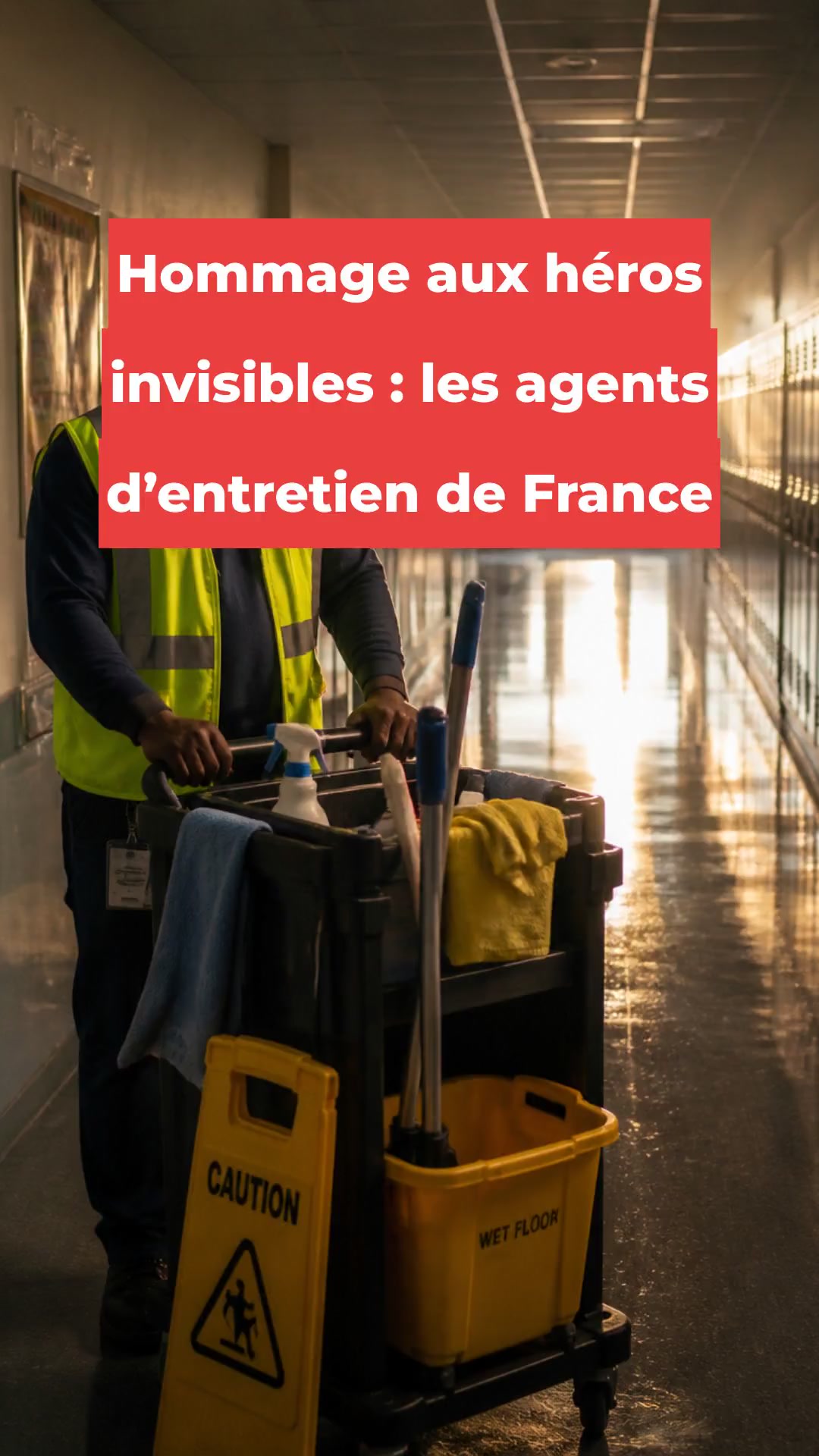Hommage aux héros invisibles : les agents d’entretien de France