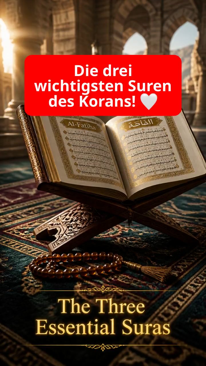 Die drei wichtigsten Suren des Korans!