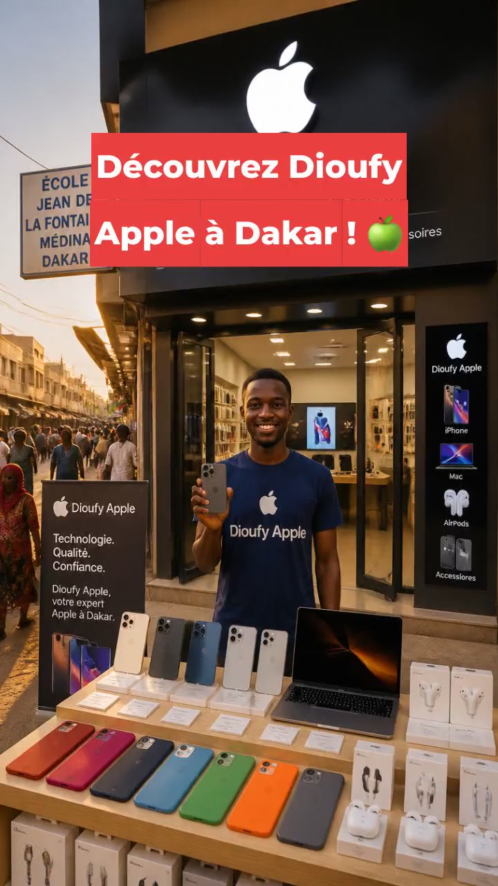 Découvrez Dioufy Apple à Dakar ! 🍏