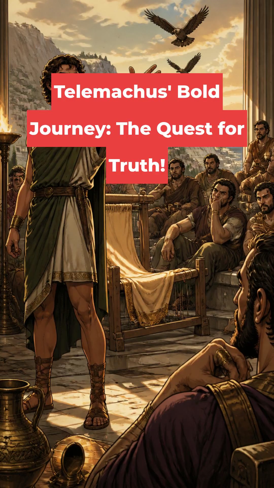 Telemachus' Bold Journey: The Quest for Truth!