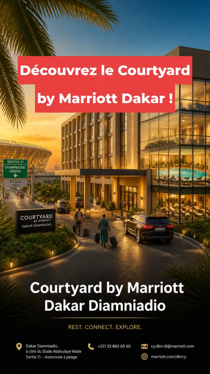 Découvrez le Courtyard by Marriott Dakar !