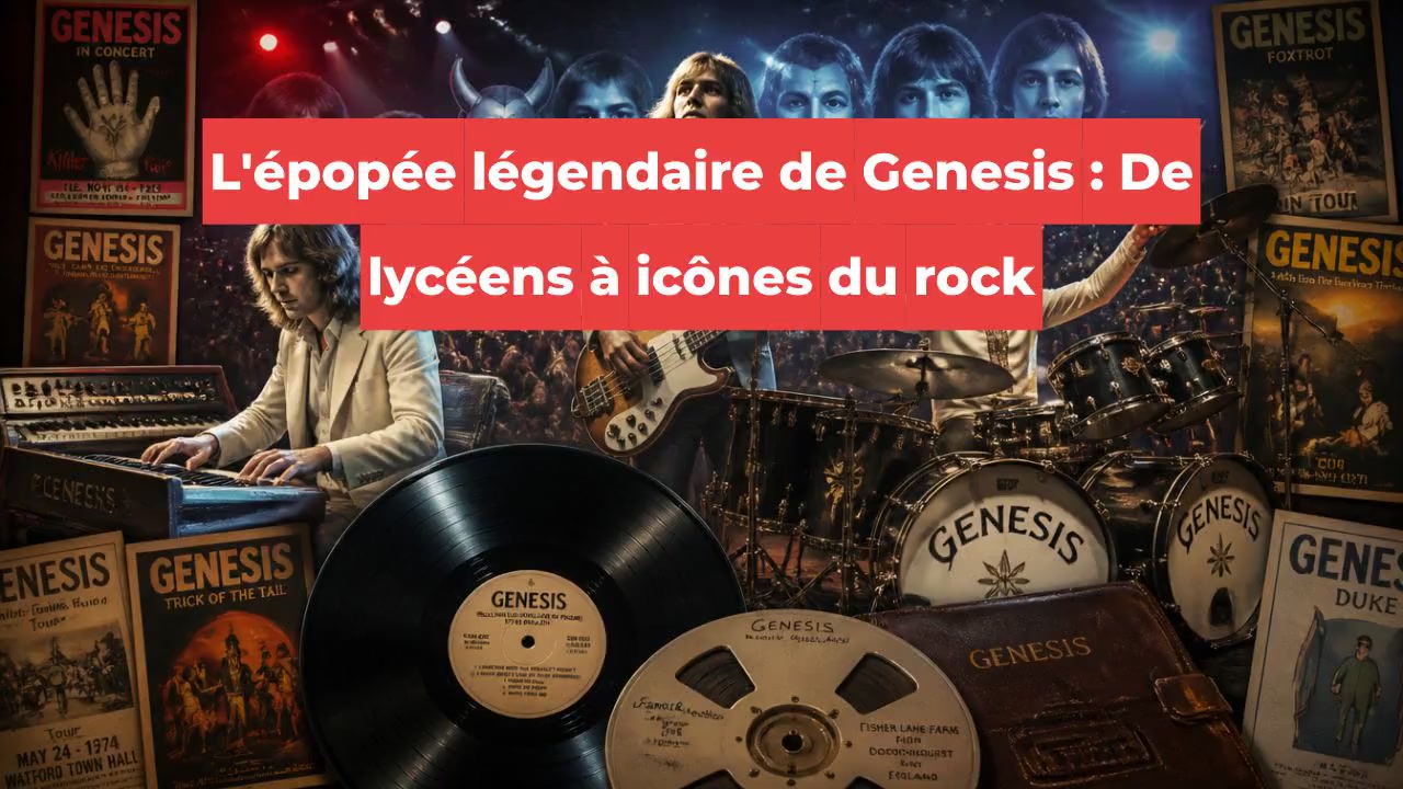 L'épopée légendaire de Genesis : De lycéens à icônes du rock