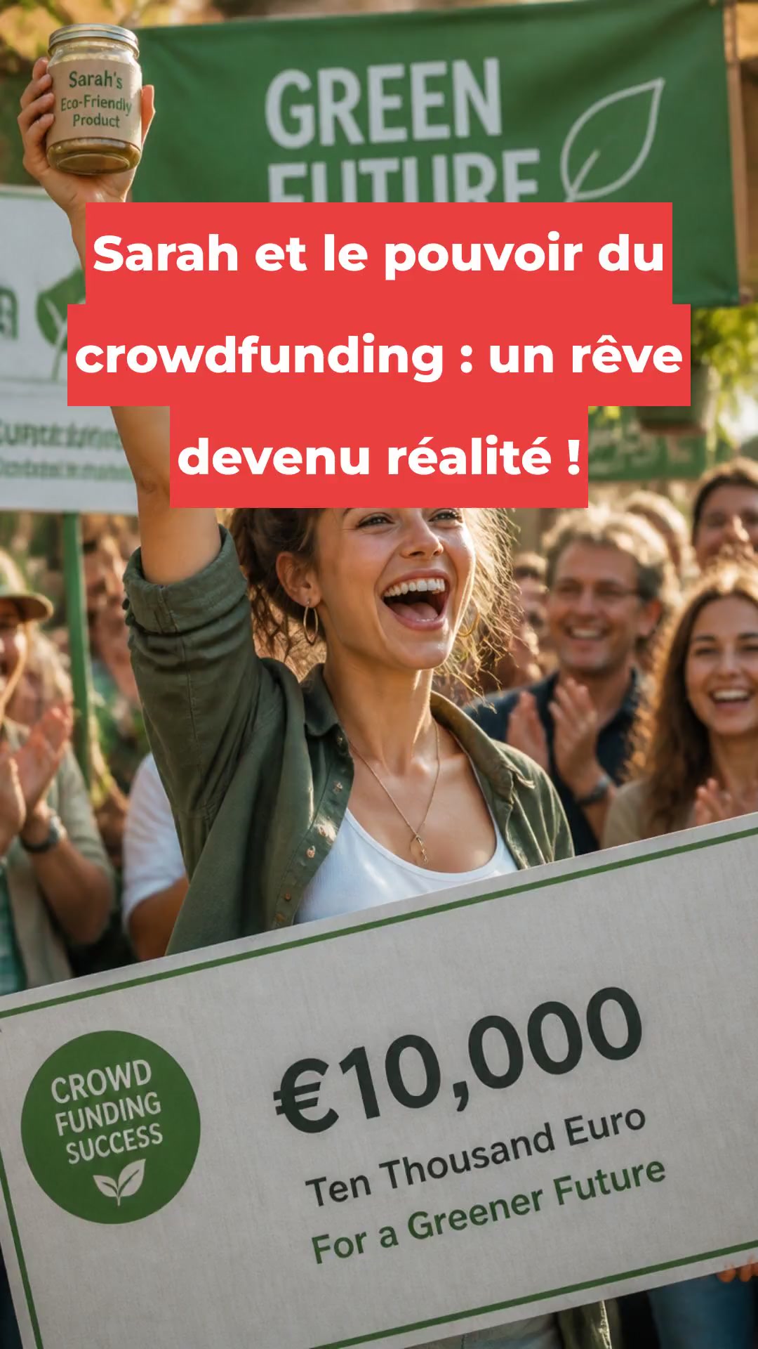 Sarah et le pouvoir du crowdfunding : un rêve devenu réalité !