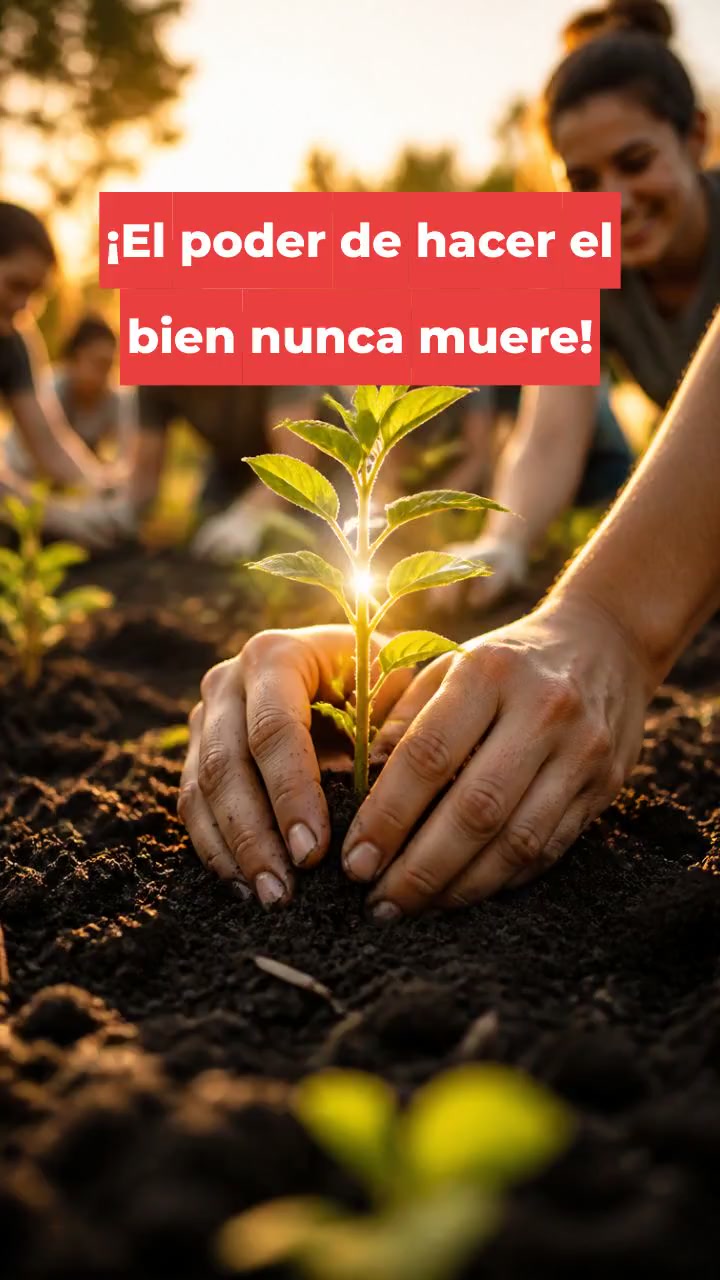 ¡El poder de hacer el bien nunca muere!