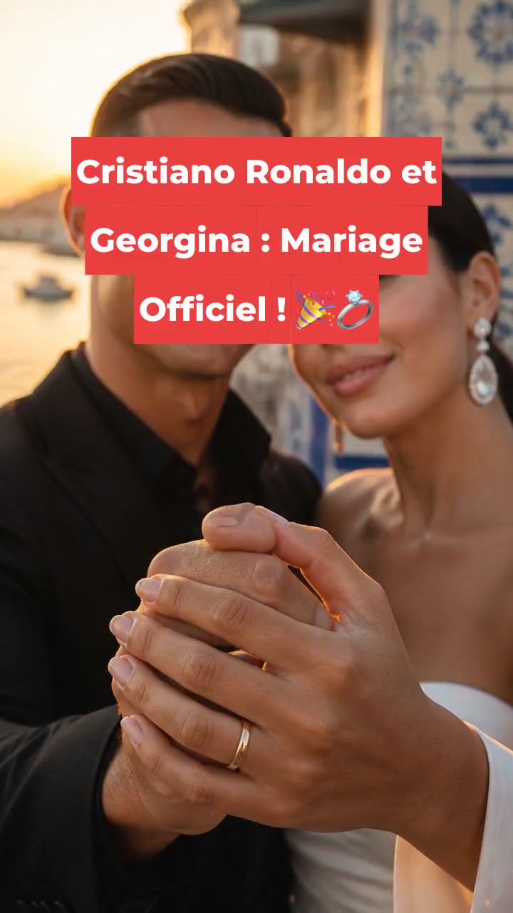 Cristiano Ronaldo et Georgina : Mariage Officiel ! 🎉💍