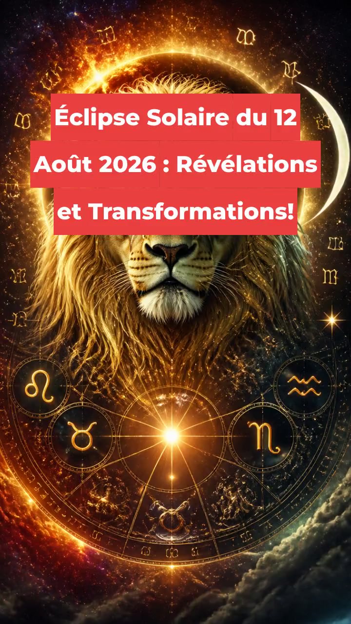 Éclipse Solaire du 12 Août 2026 : Révélations et Transformations!