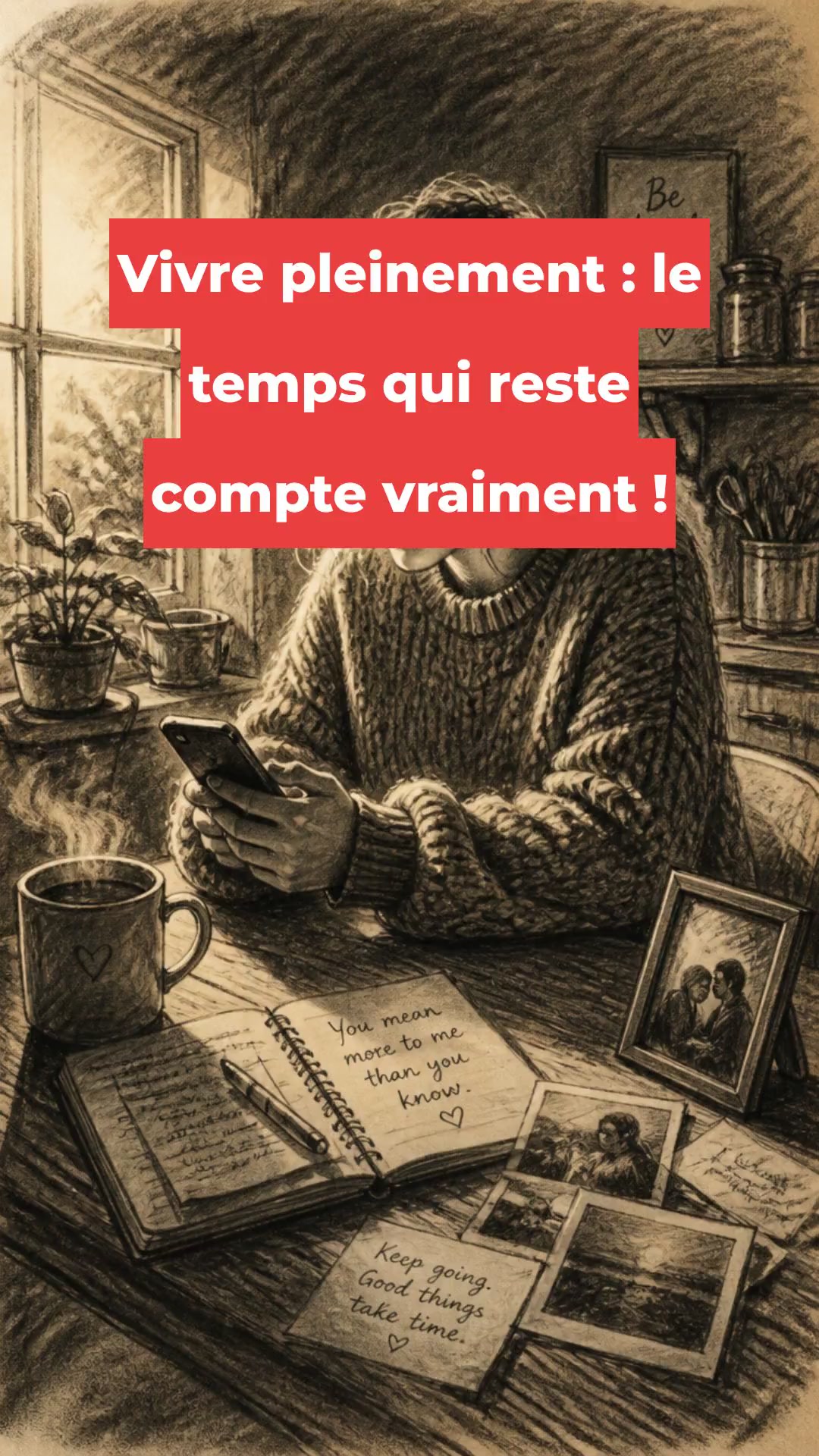 Vivre pleinement : le temps qui reste compte vraiment !