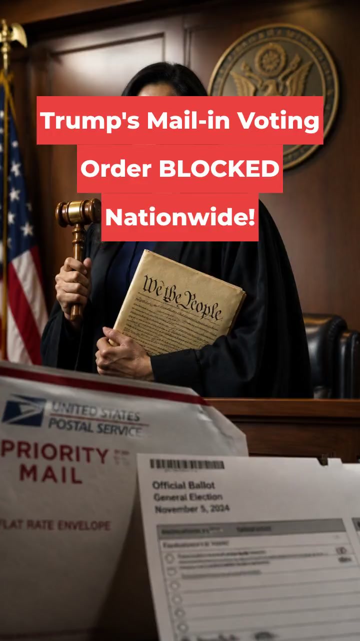 Trump's Mail-in Voting Order BLOCKED Nationwide!