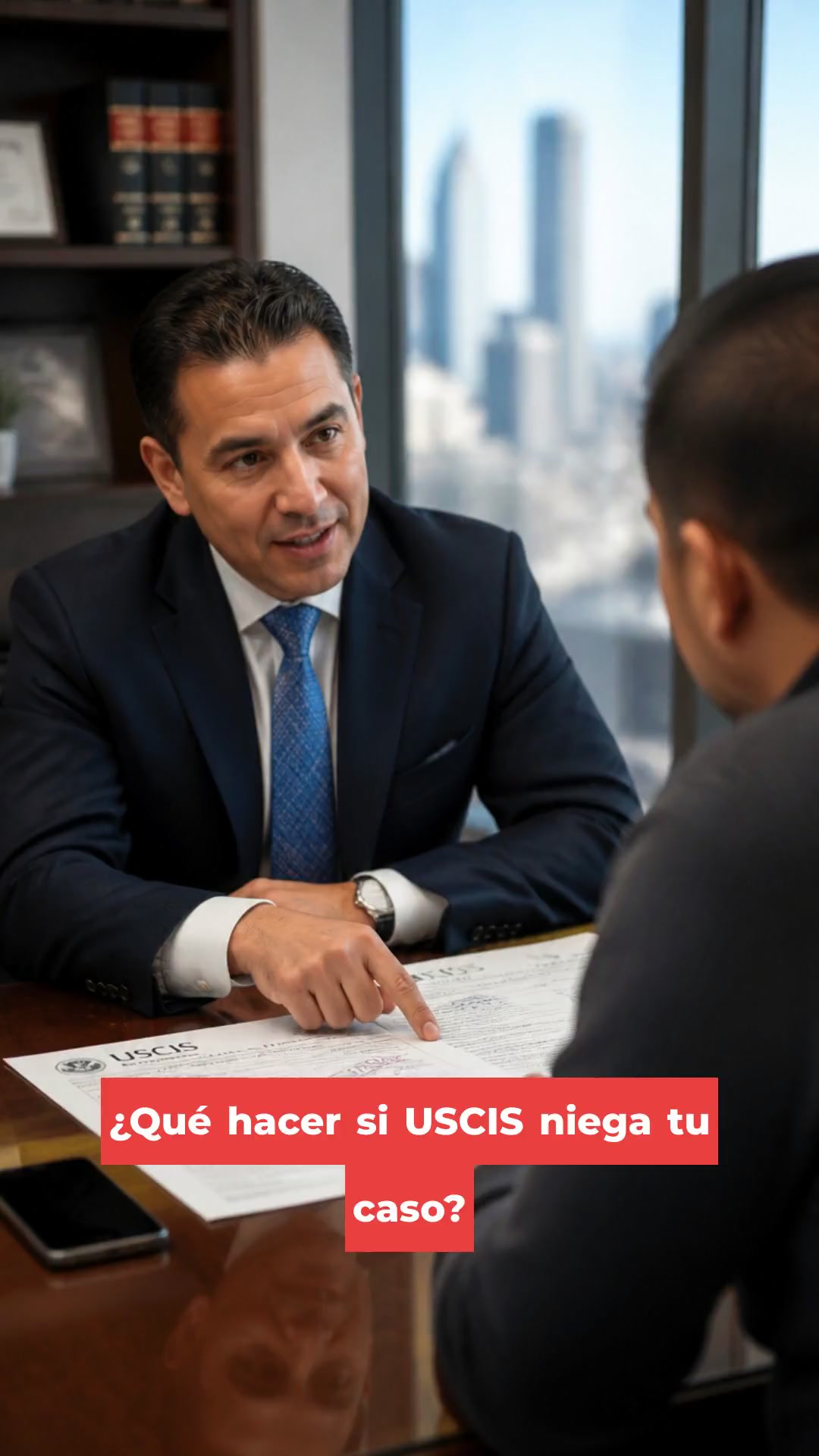 ¿Qué hacer si USCIS niega tu caso?