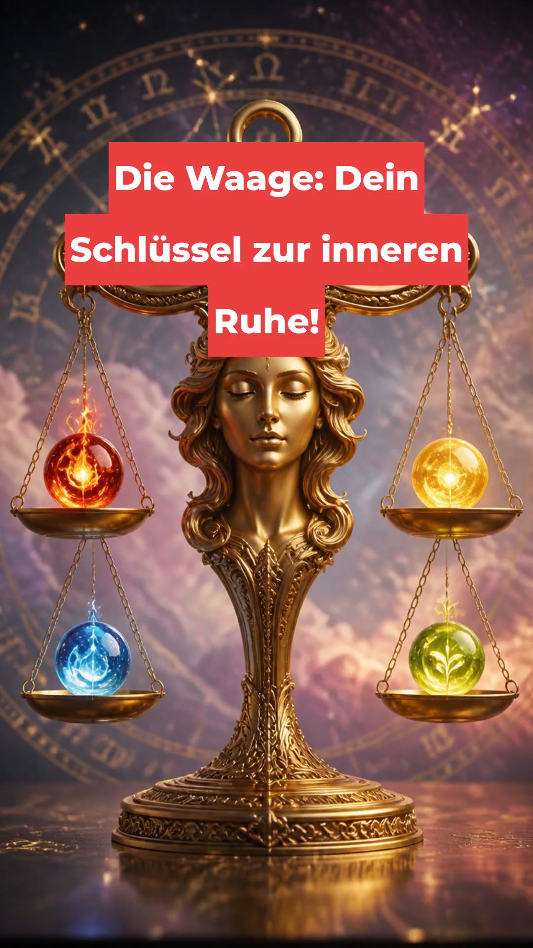 Die Waage: Dein Schlüssel zur inneren Ruhe!