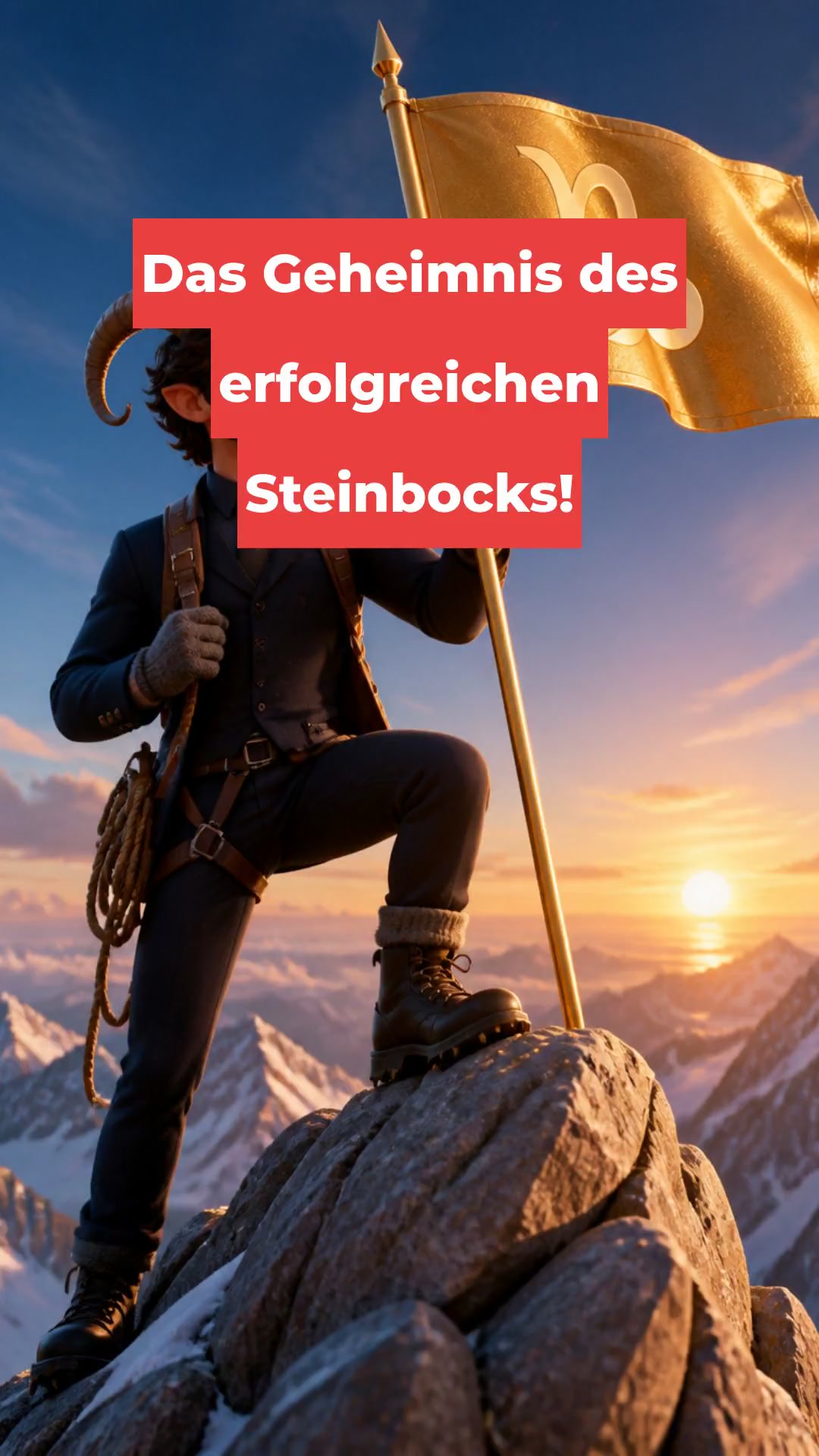 Das Geheimnis des erfolgreichen Steinbocks!
