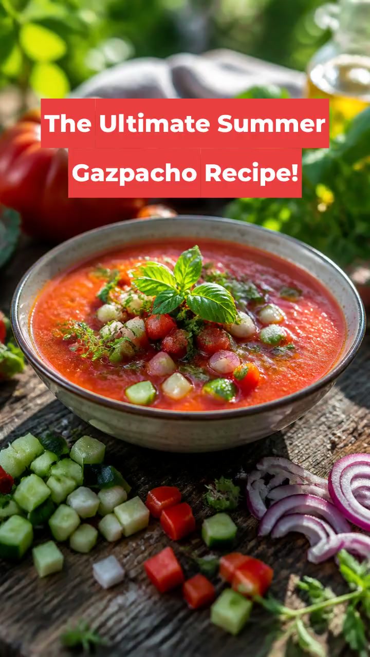 The Ultimate Summer Gazpacho Recipe!
