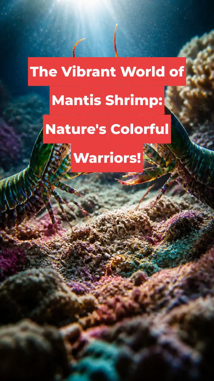 The Vibrant World of Mantis Shrimp: Nature's Colorful Warriors!