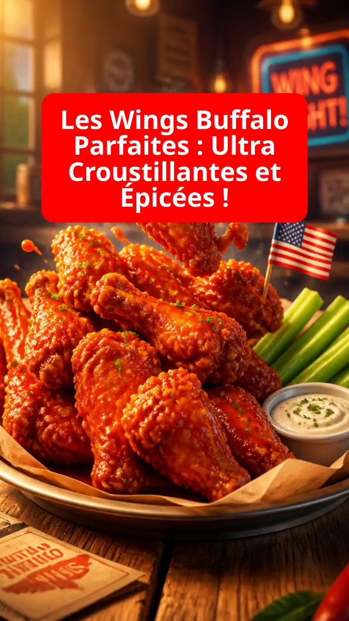 Les Wings Buffalo Parfaites : Ultra Croustillantes et Épicées !