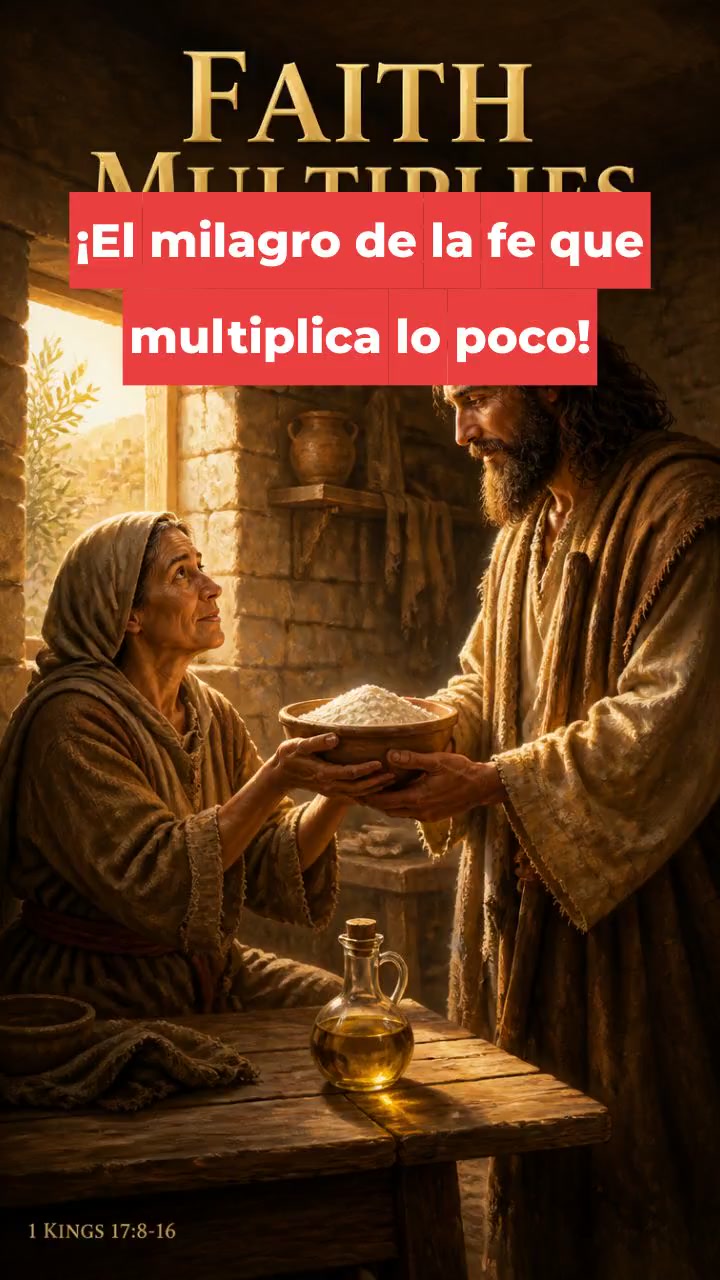 ¡El milagro de la fe que multiplica lo poco!