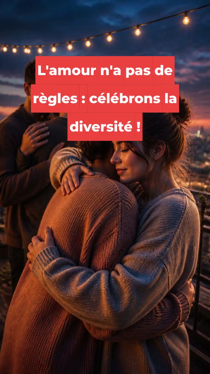 L'amour n'a pas de règles : célébrons la diversité !