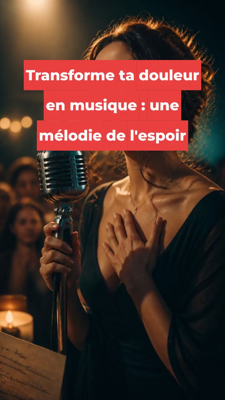 Transforme ta douleur en musique : une mélodie de l'espoir