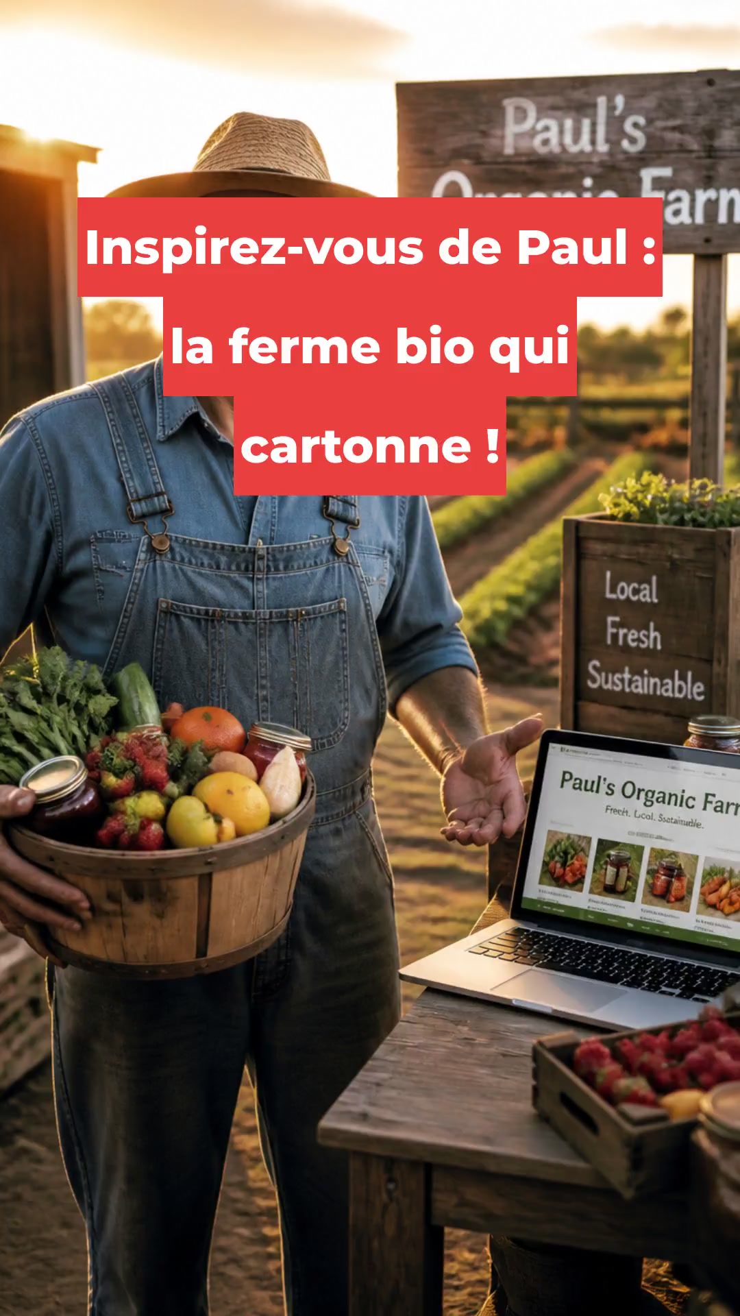 Inspirez-vous de Paul : la ferme bio qui cartonne !