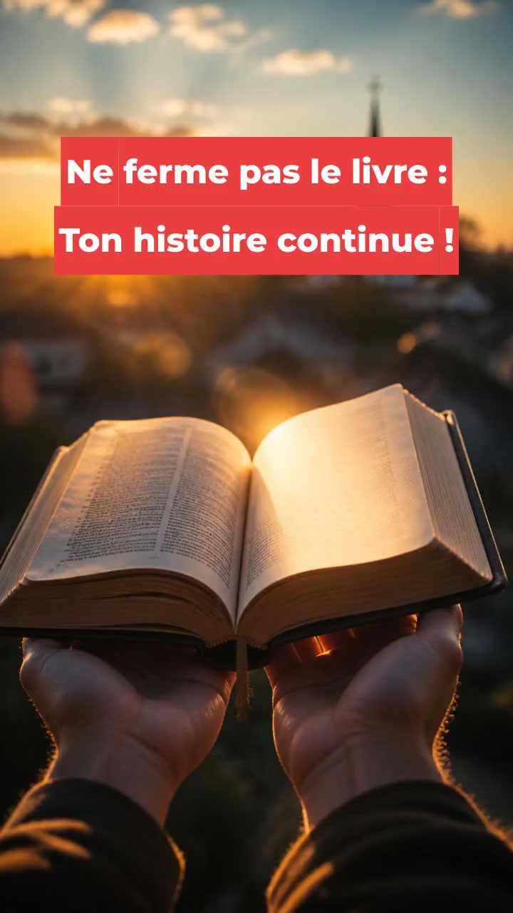 Ne ferme pas le livre : Ton histoire continue !