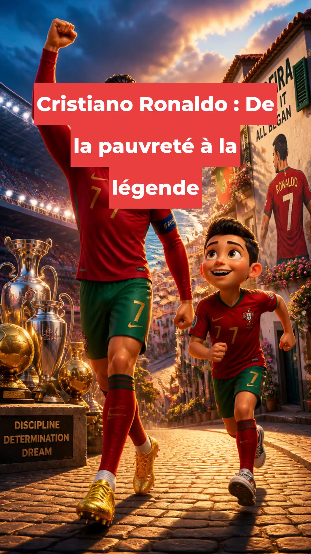Cristiano Ronaldo : De la pauvreté à la légende
