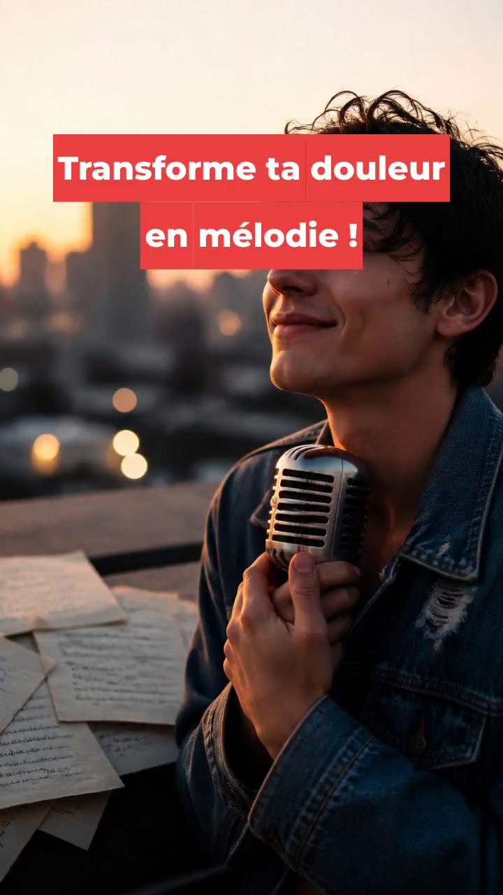 Transforme ta douleur en mélodie !