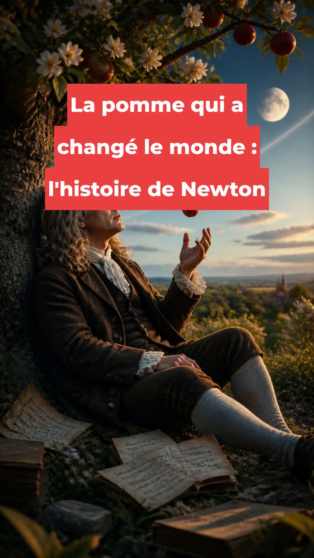 La pomme qui a changé le monde : l'histoire de Newton