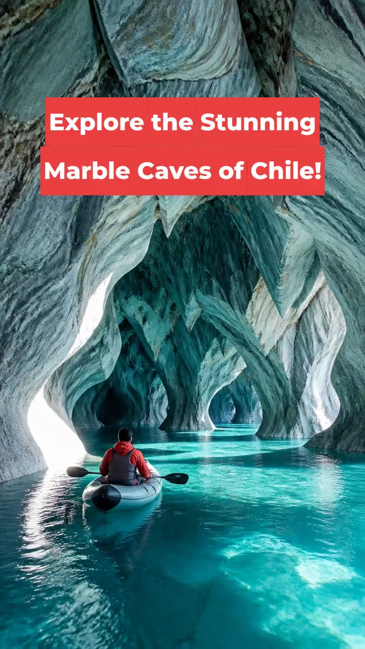 Explore the Stunning Marble Caves of Chile!