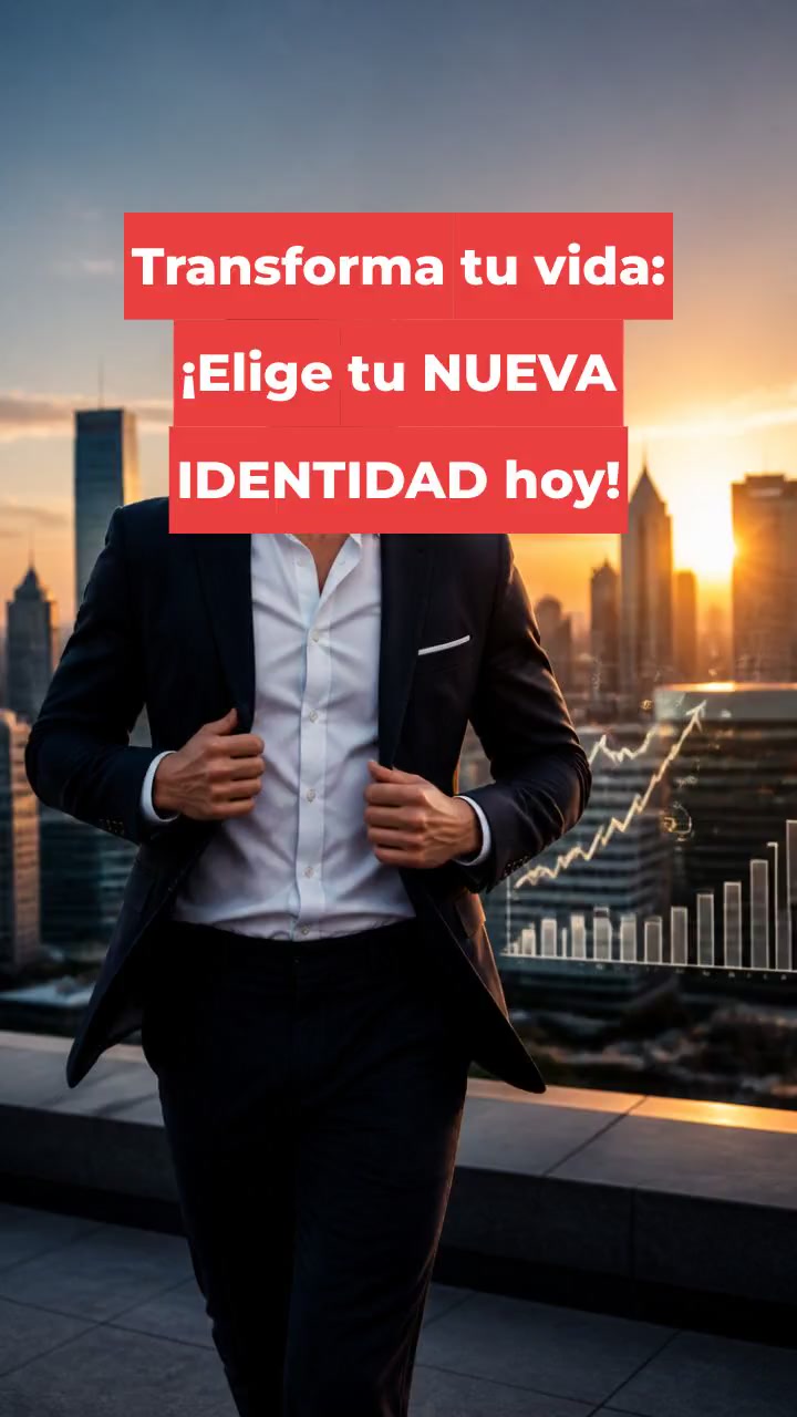 Transforma tu vida: ¡Elige tu NUEVA IDENTIDAD hoy!