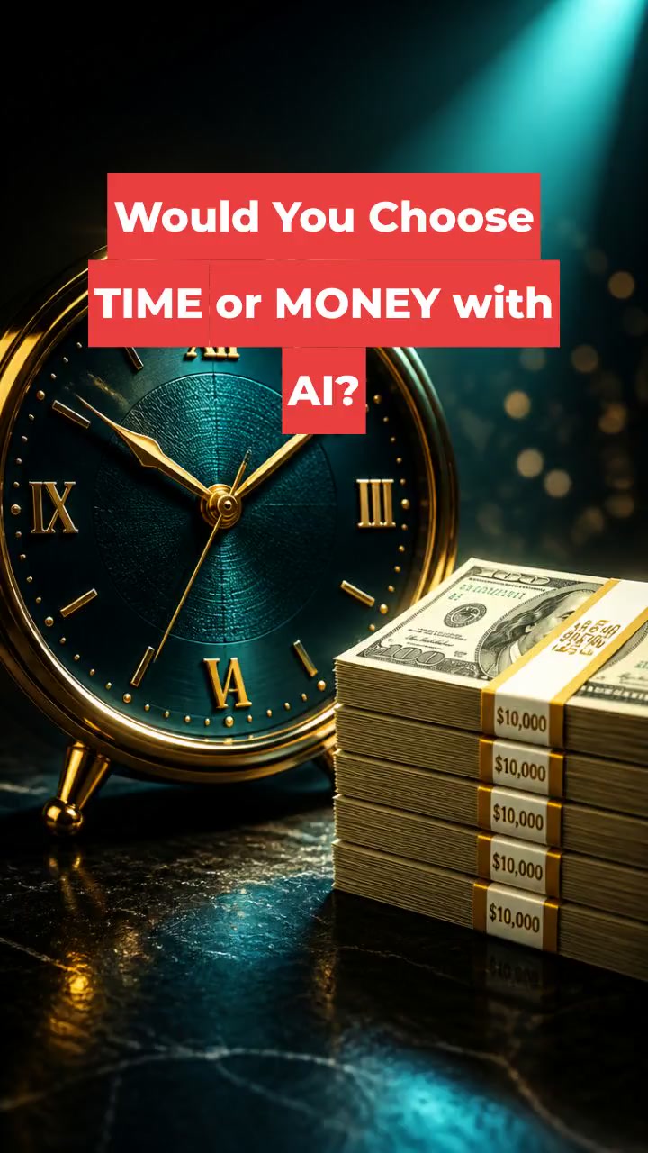 Would You Choose TIME or MONEY with AI?
