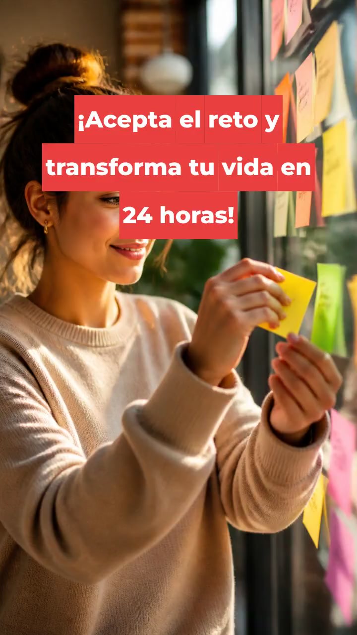 ¡Acepta el reto y transforma tu vida en 24 horas!
