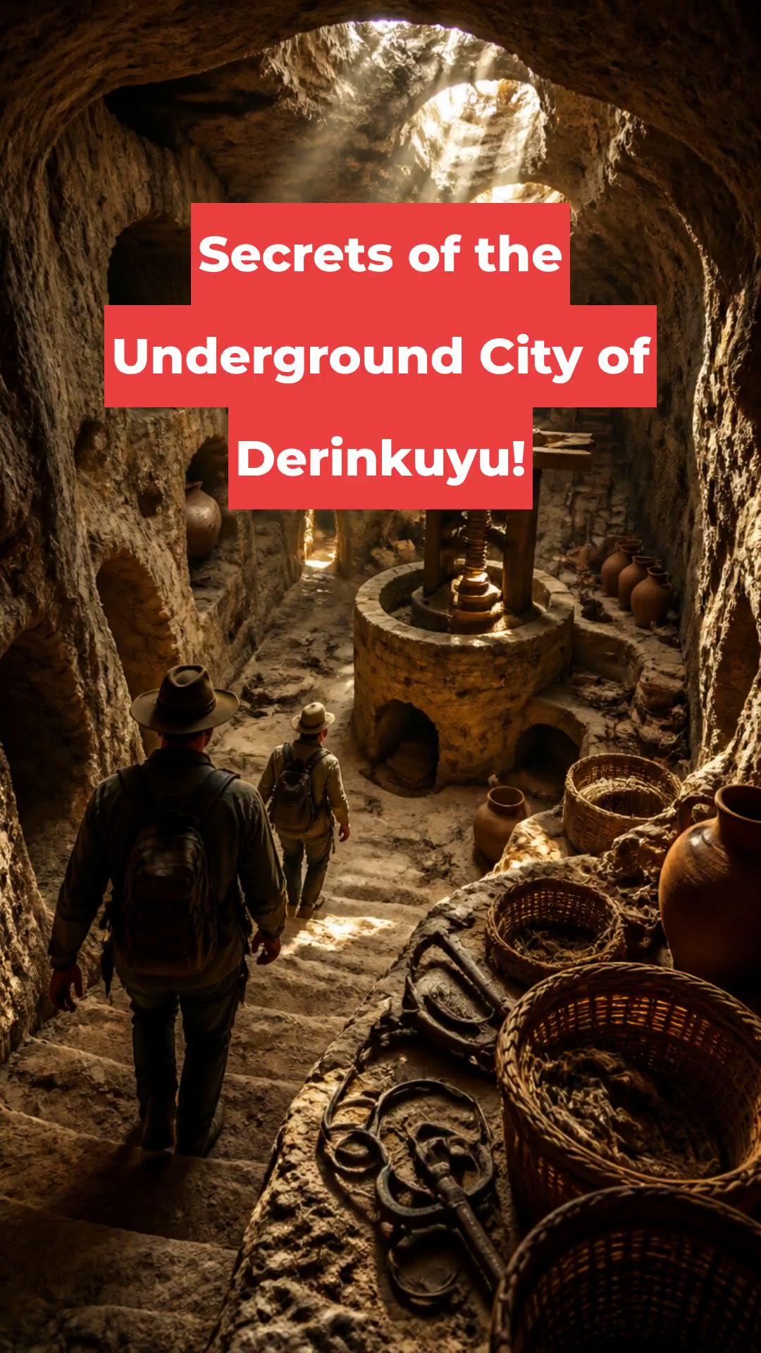 Secrets of the Underground City of Derinkuyu!