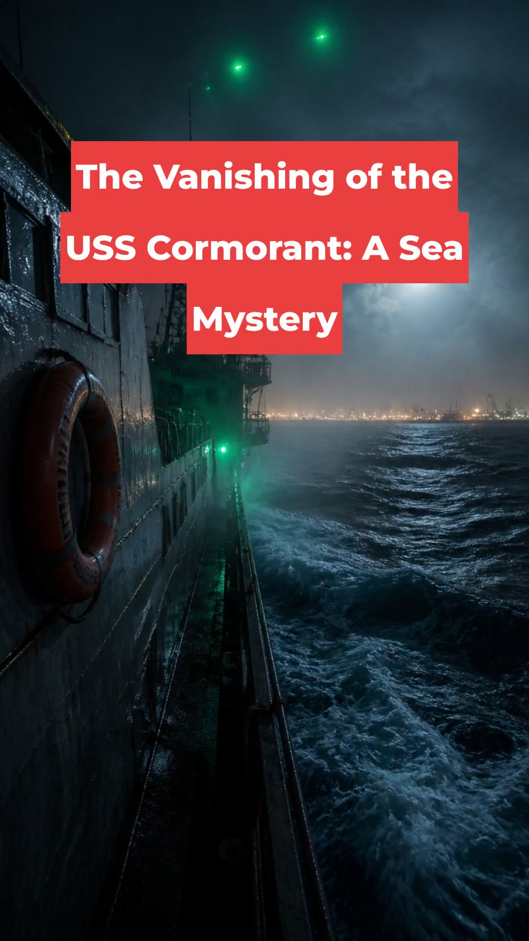The Vanishing of the USS Cormorant: A Sea Mystery
