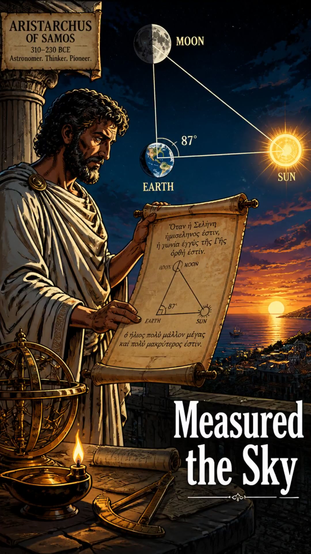 Unveiling Aristarchus: The Forgotten Astronomer Who Challenged the Universe