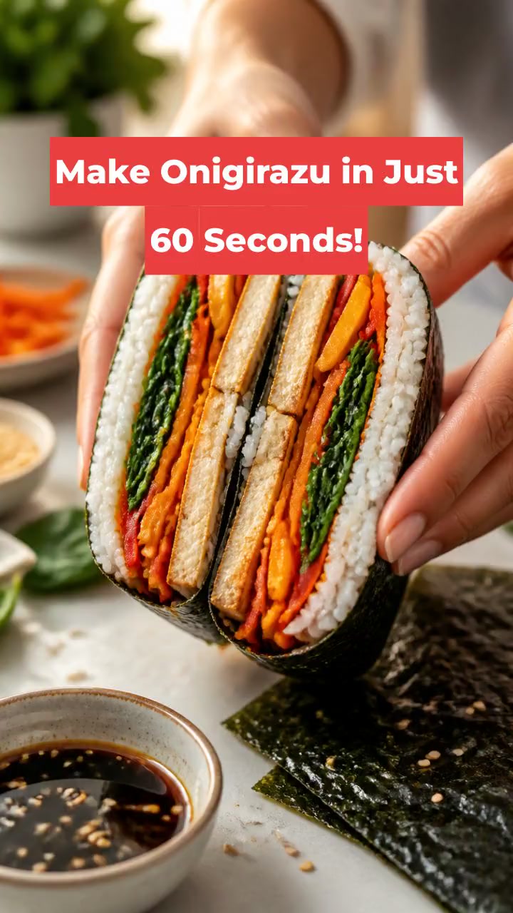 Make Onigirazu in Just 60 Seconds!