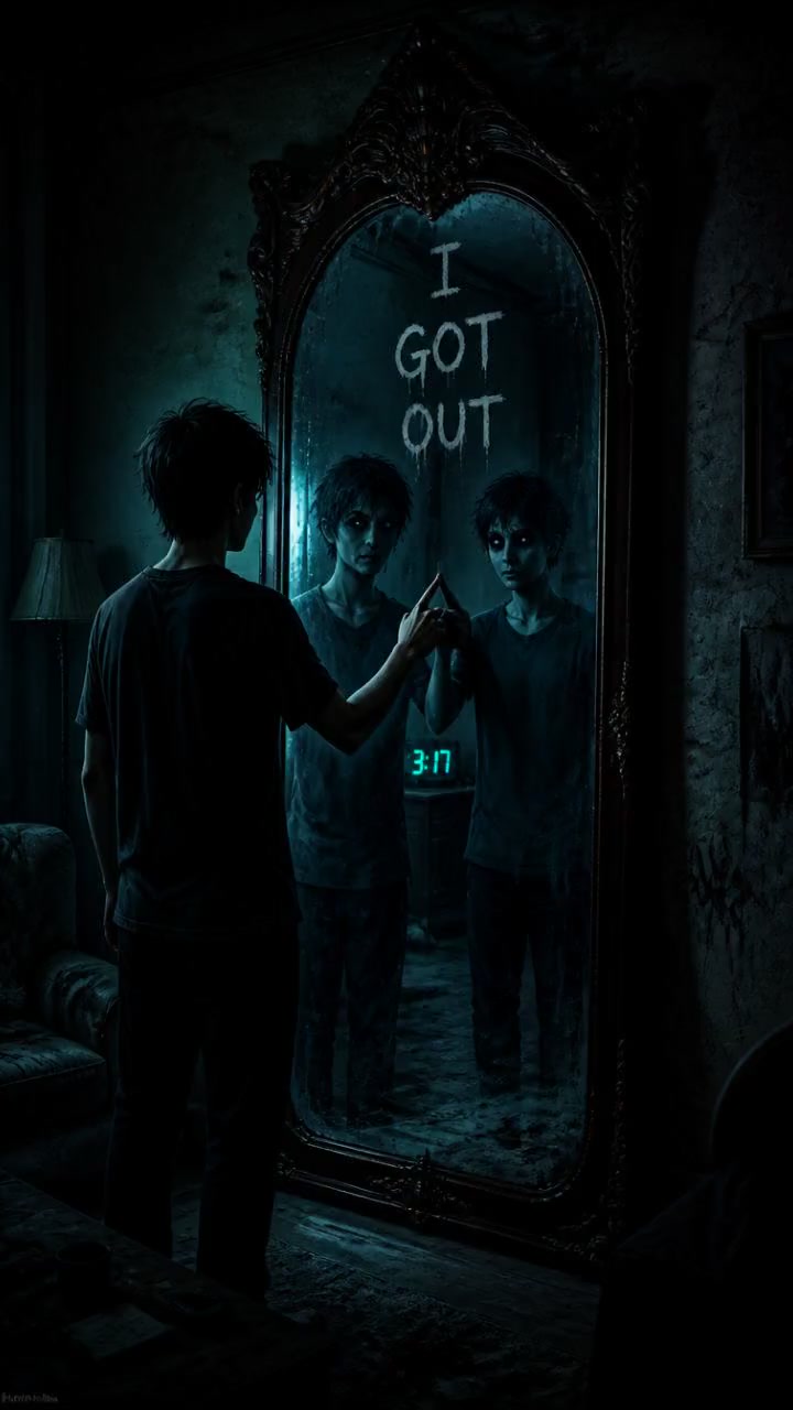 Trapped in the Mirror: A Haunting Escape