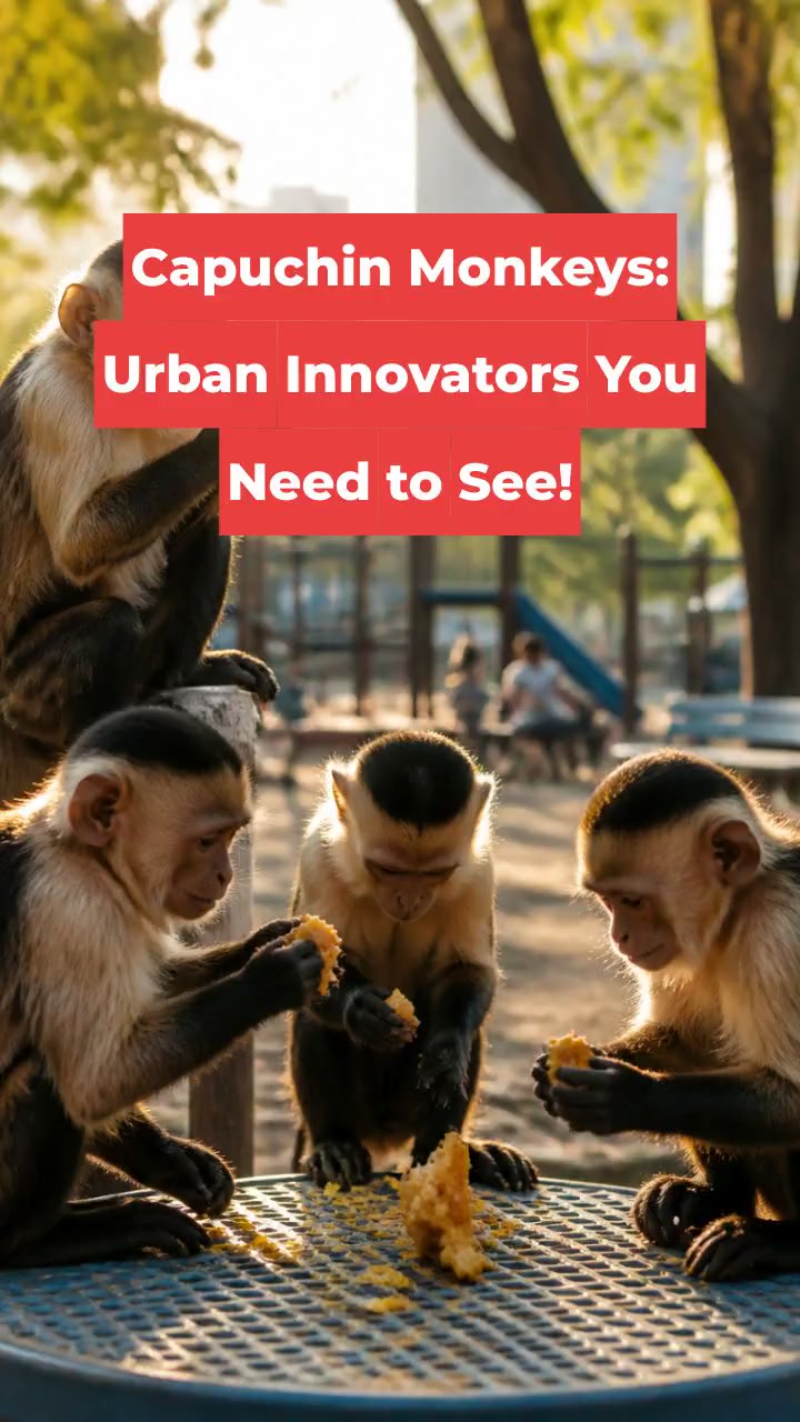 Capuchin Monkeys: Urban Innovators You Need to See!