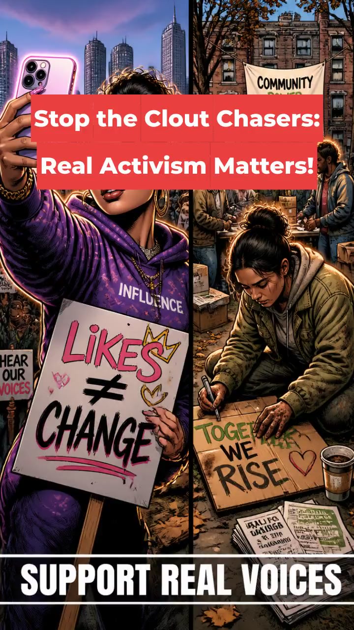 Stop the Clout Chasers: Real Activism Matters!