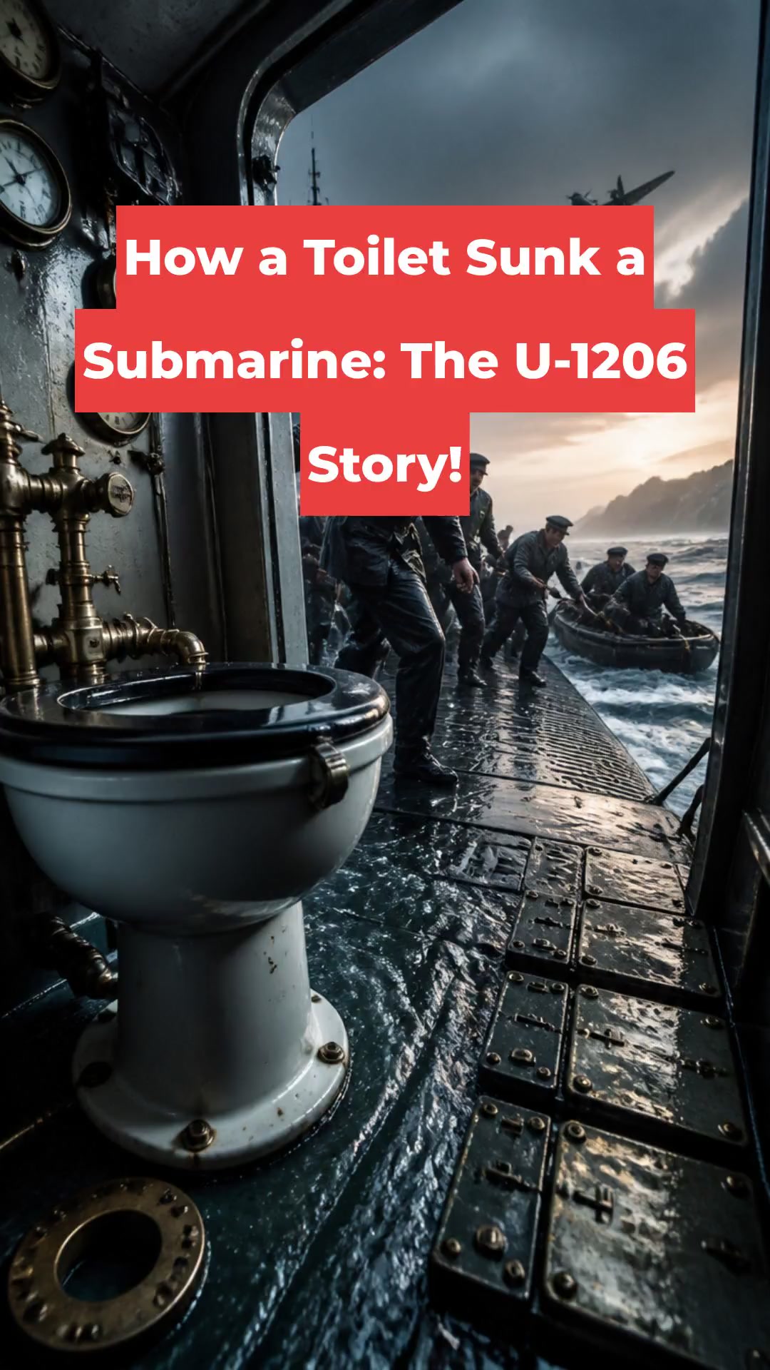 How a Toilet Sunk a Submarine: The U-1206 Story!