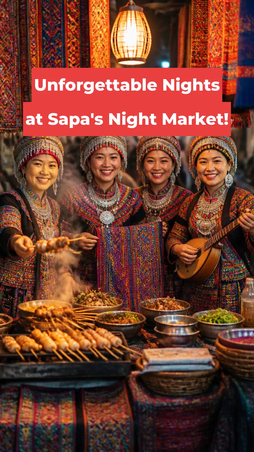 Unforgettable Nights at Sapa's Night Market!