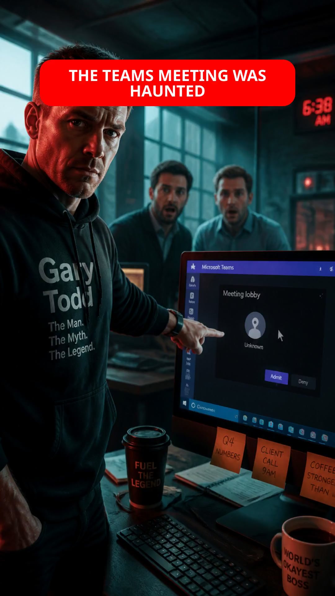 The Haunted Teams Meeting at the Conserv Office