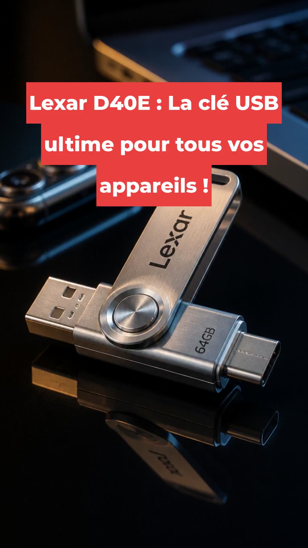 Lexar D40E : La clé USB ultime pour tous vos appareils !