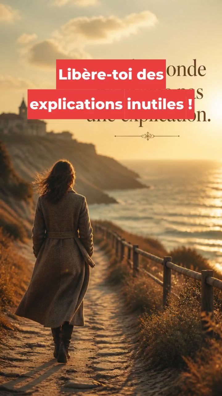Libère-toi des explications inutiles !