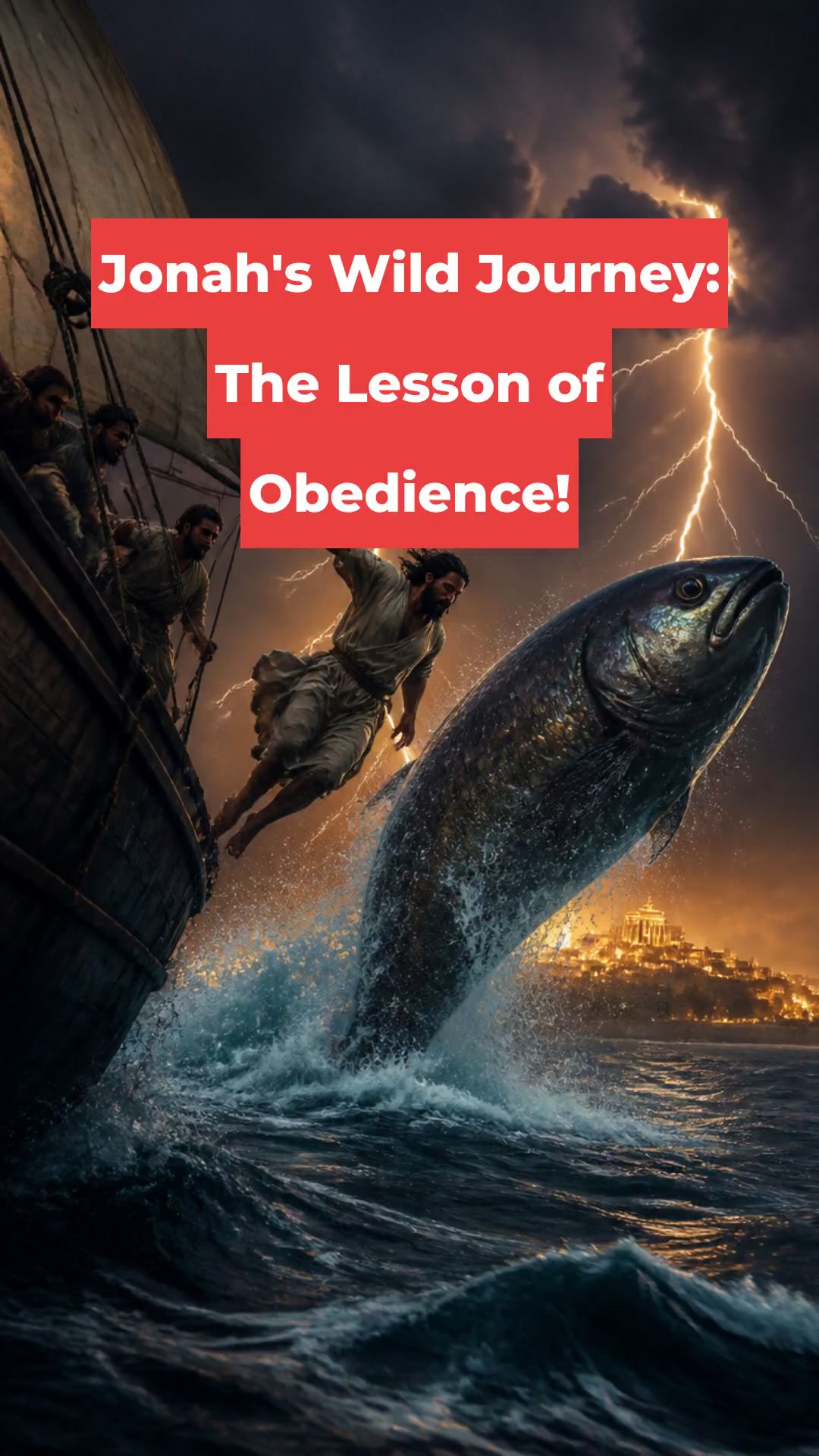 Jonah's Wild Journey: The Lesson of Obedience!