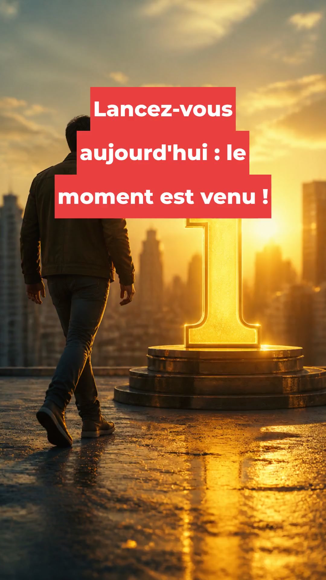 Lancez-vous aujourd'hui : le moment est venu !
