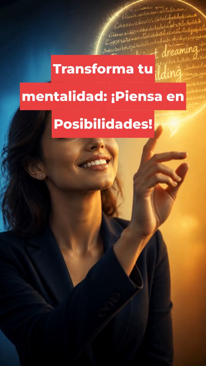 Transforma tu mentalidad: ¡Piensa en Posibilidades!