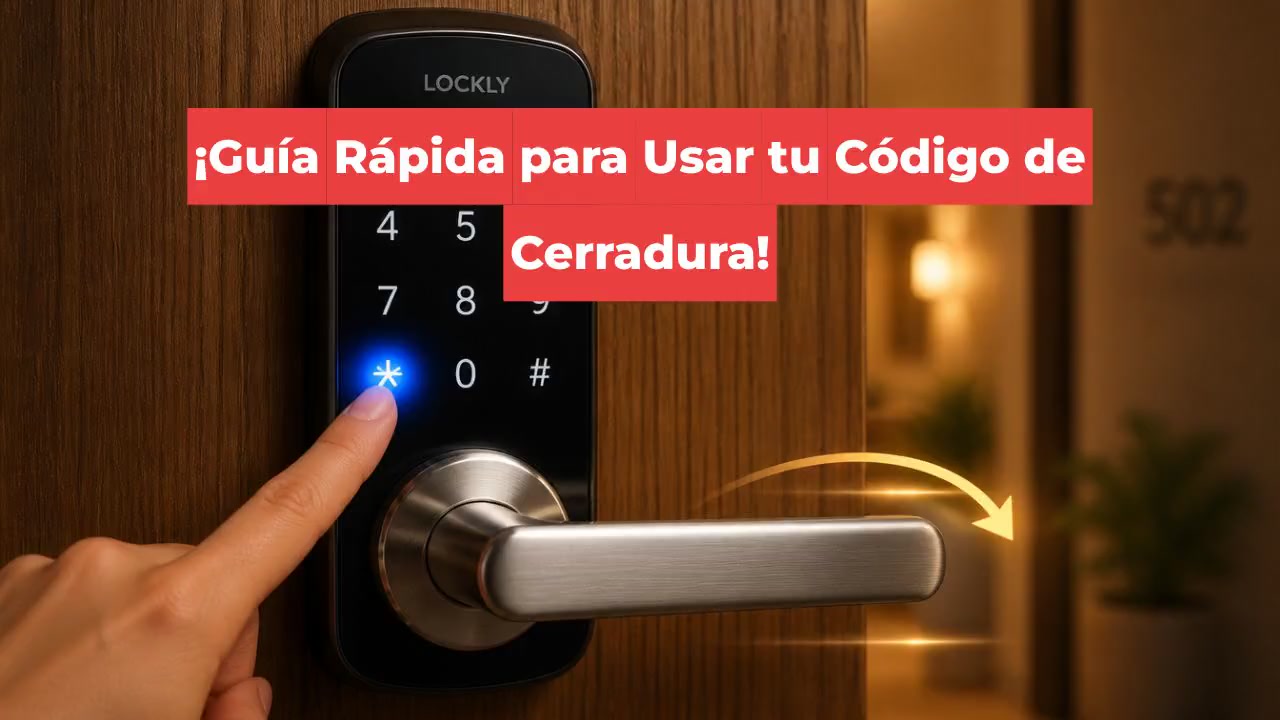 ¡Guía Rápida para Usar tu Código de Cerradura!