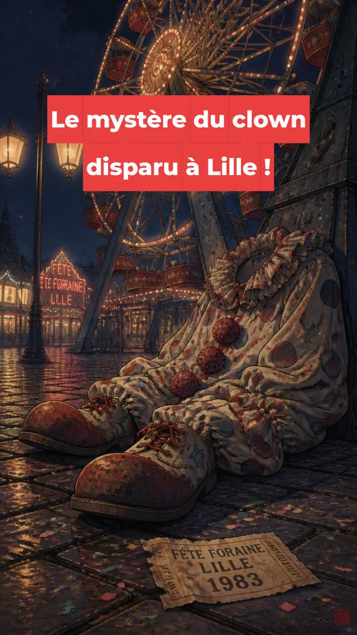 Le mystère du clown disparu à Lille !