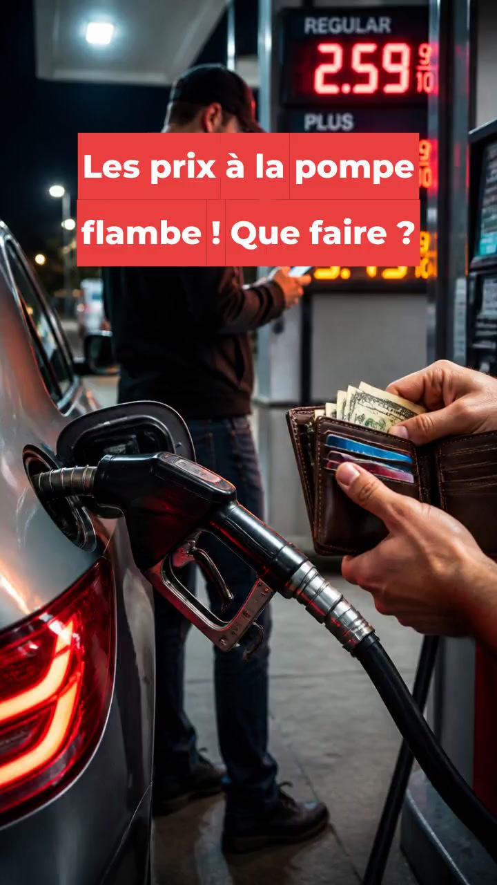 Les prix à la pompe flambe ! Que faire ?